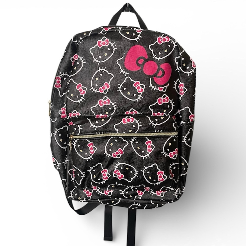 Sanrio Hello Kitty Black and Pink Backpack